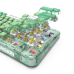 GAMAKAY GK75 Transparent Mechanical Keyboard Gasket 80 Keys RGB Hot Swappable Gateron G Yellow Pro Switch Triple Mode bluetooth Wireless Gaming Keyboard