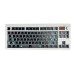 GMK87 Tri-mode Mechanical Keyboard Gasket Kit Hot Swappable RGB Blacklit Type-C Wired/bluetooth/2.4G Wireless Programmable PCB Mounting Plate Case