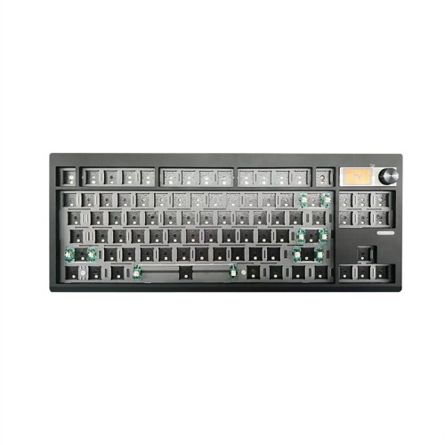 GMK87 Tri-mode Mechanical Keyboard Gasket Kit Hot Swappable RGB Blacklit Type-C Wired/bluetooth/2.4G Wireless Programmable PCB Mounting Plate Case