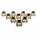 Gamakay 90Pcs Pre-lub Mechanical Switch Planet Series Tactile Silent / Linear Light Guide Switch for DIY Mechanical Gaming Keyboard