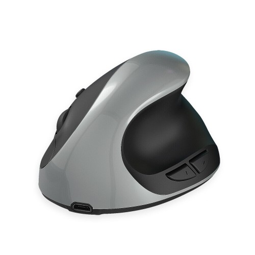 HXSJ 2.4GHz Wireless Mouse Rechargeable Ergonomic 800-2400DPI Adjustable Silent Click Built-in 600mAh Battery Micro to USB Charging with 6 Buttons for Office Business Gaming
