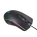 HXSJ A867 RGB Wired Gaming Mouse 1000/1600/3200/6400DPI 7-Keys Ergonomics Gamer Mice for Desktop Computer Laptop PC