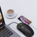 HXSJ T90 Wireless Mouse Three Mode bluetooth 3.0+bluetooth 5.0+2.4G Wireless Mouse Built-In Batteries Type-C Interface Rechargeable Mouse RGB Luminous For Gaming Home Office