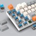 HXSJ V500 63 Keys Wired Mechanical Gaming Keyboard Hot Swappable Blue Switch RGB USB Type-C 60% Layout Gaming Keyboard
