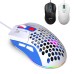 HXSJ X300 Wired Gaming Mouse RGB 1200-7200DPI 6-Key Macro Programming Ergonomics USB Optical Gamer Mice for PC Laptop Computer Office