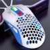 HXSJ X300 Wired Gaming Mouse RGB 1200-7200DPI 6-Key Macro Programming Ergonomics USB Optical Gamer Mice for PC Laptop Computer Office
