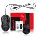HXSJ X300 Wired Mouse 1200-7200DPI Adjustable 6-key Macro Programming Mice with RGB Backlit Swap Back Cover 125Hz Polling Rate 7 Keys Ergonomic Gamer Mouse for PC Computer