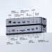 Hagibis 15 in 1 USB-C Docking Station Type-C to 8K HDMI-Compatible Triple Display M.2 SSD PD3.0 RJ45 15 in 1 USB C HUB for PC Laptops