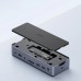 Hagibis 15 in 1 USB-C Docking Station Type-C to 8K HDMI-Compatible Triple Display M.2 SSD PD3.0 RJ45 15 in 1 USB C HUB for PC Laptops