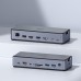 Hagibis 15 in 1 USB-C Docking Station Type-C to 8K HDMI-Compatible Triple Display M.2 SSD PD3.0 RJ45 15 in 1 USB C HUB for PC Laptops