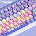 IBLANCOD 128 Keys Candy Planet PBT Keycap Set CSO Profile Sublimation Cuteness Custom Keycaps for Mechanical Keyboards