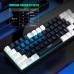 (ISO Layout) HXSJ 68 Keys Wired Gaming Keyboard RGB 60% For PC Home Office