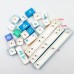 JSJT 137 Keys Ocean Trip PBT Keycap Set XDA Profile Five-sided Sublimation Custom Keycaps for Mechanical Keyboards