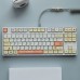 JSJT 139 Keys Shiba Inu Keycap Set English/Japanese QX Profile PBT Sublimation Custom Keycaps for Mechanical Keyboards
