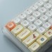 JSJT 139 Keys Shiba Inu Keycap Set English/Japanese QX Profile PBT Sublimation Custom Keycaps for Mechanical Keyboards