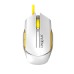 James Donkey 112W Wired USB Mouse 800-3200DPI Ergonomics Monochromatic Light Unwound Cable Sweatproof Mouse with 6 Keys for Office Home Gaming