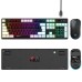 L98 Wireless 2.4G Keyboard and Mouse Kit 140 Key RGB Colorful Backlit Rechargeable Gaming for Computer PC Laptop