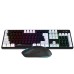 L98 Wireless 2.4G Keyboard and Mouse Kit 140 Key RGB Colorful Backlit Rechargeable Gaming for Computer PC Laptop