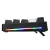 LEAVEN K620 Mechanical Keyboard 61 Keys PBT Translucent Dual-Color Injection Keycaps Blue/Red Switch RGB Backlit Detachable Type-C Wired Gaming Keyboard