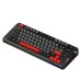 MCHOSE X75 82 Kyes Mechanical Gaming Keyboard Hot Swappable Hyacinth/Ice Cream Switch RGB Type-C/2.4G/bluetooth Tri-mode 75% Layout Gaming Keyboard