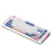 MCHOSE X75 82 Kyes Mechanical Gaming Keyboard Hot Swappable Hyacinth/Ice Cream Switch RGB Type-C/2.4G/bluetooth Tri-mode 75% Layout Gaming Keyboard