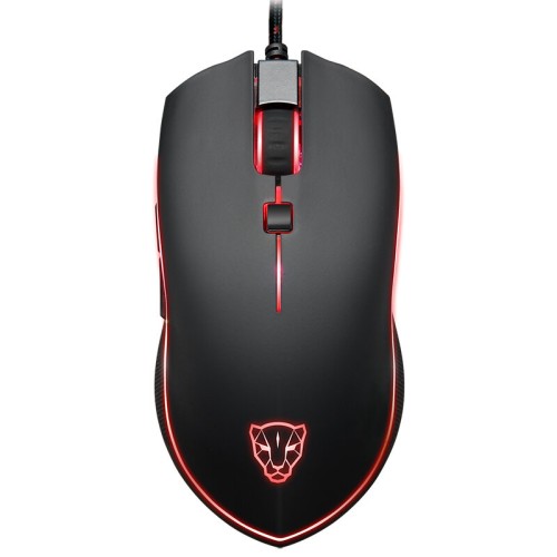 MOTOSPEED V40 USB Wired Gaming Mouse RGB 500/1000/1500/2000/3000/4000DPI Support Macro Programming Gamer Mice with 6 Buttons for PC Laptop Apple MacBook