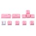 MechZone 72 Keys Girl Keycap Set OEM Profile PBT Sublimation Keycaps for Mechanical Keyboards