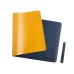 PU Leather Mouse Pad Waterproof Desktop Protective Mat Double Side Keyboard & Mouse Pad for Office Home