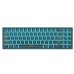 Royal Kludge RK71 71 Keys Mechanical Gaming Keyboard bluetooth3.0 Wireless USB Wired Dual Mode ICE Blue LED Backlight Gaming Keyboard