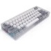 SKYLOONG 137 Keys Light Grey&White&Red PBT Keycap Set OEM Profile Double Shot Custom Keycaps for Mechanical Keyboards