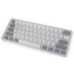 SKYLOONG 137 Keys Light Grey&White&Red PBT Keycap Set OEM Profile Double Shot Custom Keycaps for Mechanical Keyboards