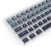 SKYLOONG GK7 126PCS Mechanical Keyboard Keycaps Set Blue-PBT Black Transparent Jelly Key Cap For DIY Customized 61/87/104/108 Key Mechanical Keyboard