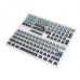 SKYLOONG GK7 126PCS Mechanical Keyboard Keycaps Set Blue-PBT Black Transparent Jelly Key Cap For DIY Customized 61/87/104/108 Key Mechanical Keyboard