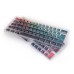 SKYLOONG GK7 126PCS Mechanical Keyboard Keycaps Set Neon PBT Black Transparent Jelly Key Cap For DIY Customized 61/87/104/108 Key Mechanical Keyboard
