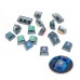 SKYLOONG GK7 126PCS Mechanical Keyboard Keycaps Set Neon PBT Black Transparent Jelly Key Cap For DIY Customized 61/87/104/108 Key Mechanical Keyboard