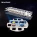 SKYLOONG GK87 PRO Spartan Mechanical Keyboard Triple Model Gateron 3.0 Switch PBT Hot Swap Knob RGB Backlit Gasket Gamer 2.4G Bluetooth Wireless Gaming Keyboard