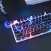 Skylion H600 Wired Gaming Keyboard And Mouse Set Mechanical Feel Punk Round Keycaps keyboard 1600dpi 104-Keys RGB Led Lights