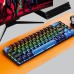 Skylion K68 Wired Mechanical Gaming Keyboard 68 Keys Blue Switch RGB Backlit NKRO Type-C Ergonomics Gamer Keyboards for PC Laptop