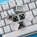 TMKB GK61 Mechanical Gaming Keyboard 61 Keys Full-Key Programmable PBT Translucent Keycaps Dual-Mode bluetooth 5.1 Type-C Wired Hot Swappable Blue/Brown/Black/White Gateron Switch RGB Backlit 60% Compact Keyboard