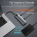 [Triple Display] Baseus 11-In-1 MST USB Type-C Hub Docking Station Adapter With Dual 4K HDMI HD Display / 1080P VGA / 100W USB-C PD Power Delivery / 1000M RJ45 Network Port /3 * USB 3.0 / 3.5mm Audio Jack  / Memory Card Readers