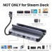 UGREEN 6-in-1 USB-C Docking Station to HDMI 4K60Hz RJ45 PD100W Charger Dock for Steam Deck ROG Ally MacBook PC USB A C 3.0 HUB