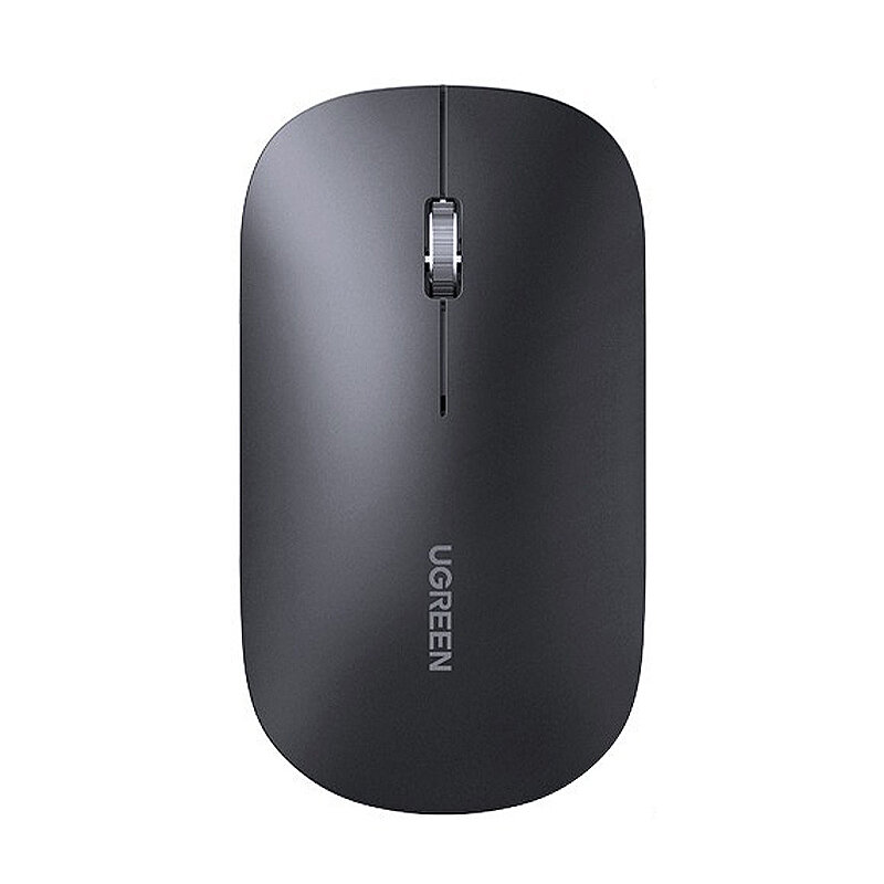 UGreen MU001 Dual Mode Wireless Mute Mouse 3 Buttons 4000DPI Low Power Consumption 2.4G Wireless+BT3.0/5.0 Mice for Home Office Gaming