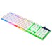 Wired Keyboard & Mouse Set 104 Keys Mechanical-feel Keyboard with Colorful Backlit Ergonomic Mouse Kit for PC Computer