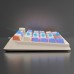XUNSVFOX K82 94 Keys Wired Gaming Keyboard Three Color-block Luminous Mechanical-feel Station 19-key punchless Gamer Keyboard for Computer PC Laptop