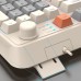 XUNSVFOX K82 94 Keys Wired Gaming Keyboard Three Color-block Luminous Mechanical-feel Station 19-key punchless Gamer Keyboard for Computer PC Laptop