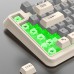 XUNSVFOX K82 94 Keys Wired Gaming Keyboard Three Color-block Luminous Mechanical-feel Station 19-key punchless Gamer Keyboard for Computer PC Laptop
