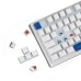 XVX Womier K87 Pro 87 Keys TKL Acrylic Mechanical Gaming Keyboard Hot Swappable PBT Pudding Keycap Gateron Red Switches RGB USB Type-C Wired Gaming Keyboard for Home Office Gamer