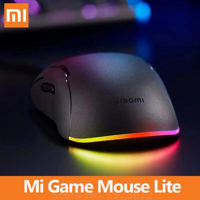 Xiaomi Lite Game Mouse with Rgb Light 220 ips Five Gears Adjusted 80 Million Hits TTC Micro Move 2023