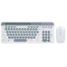 ZYG-806 Mini Wireless Punk Keyboard Mouse Set 2.4G+BT Dual Mode Keyboard and Mouse Combo for Tablet Phone Computer Office Home