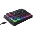 iBlancod K10 21 Keys Wired Mechanical Numeric Keypad Hot Swappable Yellow Switch Pudding Keycaps RGB Type-C Keyboard Pad for Laptop Desktop Computers